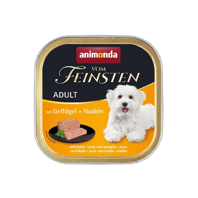 Animonda vom Feinsten Dog Adult Drób i Makaron 150g
