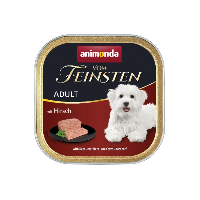 Animonda vom Feinsten Dog Adult Jeleń tacka 150g