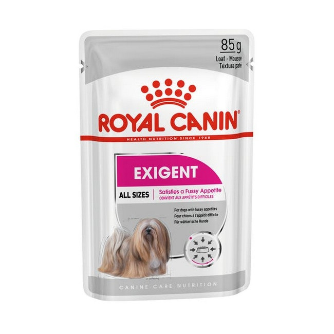 Royal Canin Exigent karma mokra dla wybrednych psów dorosłych, wszystkich ras, pasztet saszetka 85g