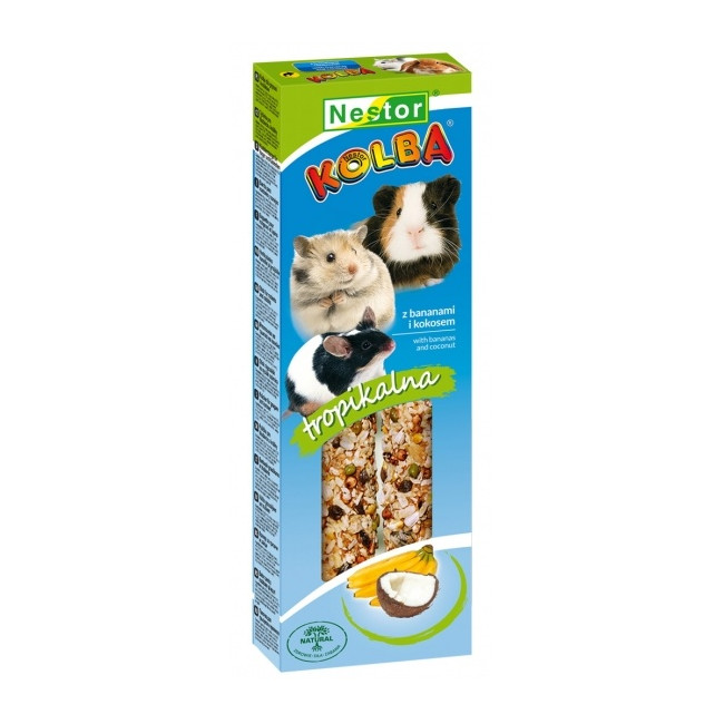 Nestor Kolba Gryzoń owoce tropikalne i kokos 2szt