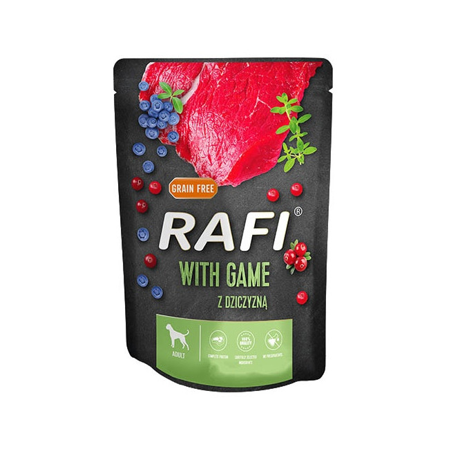 Rafi Pies Dziczyzna saszetka 300g