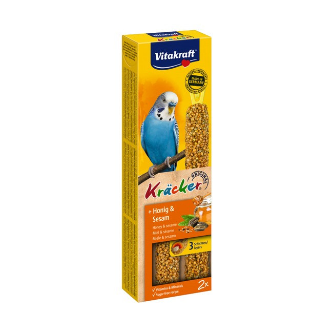 Vitakraft Kracker 2szt Papuga falista Miodowy 60g [10606]