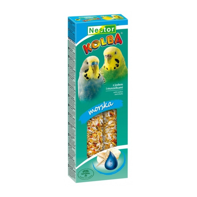 Nestor Kolba Papuga mała morska - jod i muszle 2szt