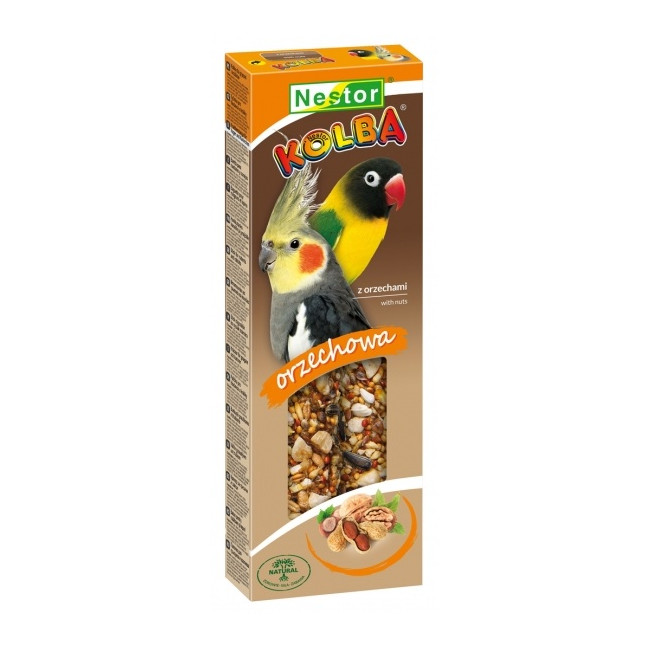 Nestor Kolba Papuga średnia orzechowa 2szt