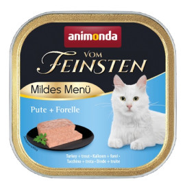 Animonda vom Feinsten Mildes Menu z Indykiem i Pstrągiem tacka 100g