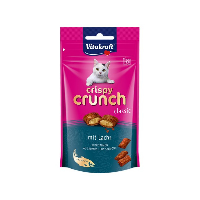 Vitakraft Cat Crispy Crunch łosoś 60g [2428815]