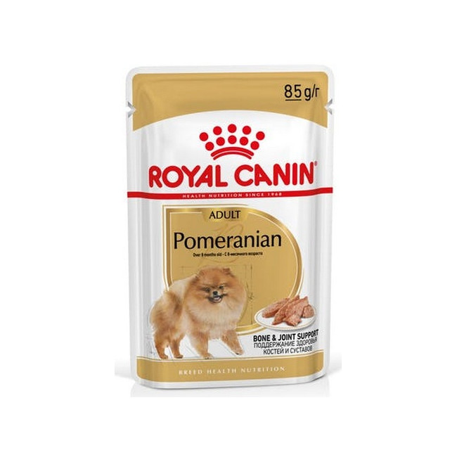 Royal Canin Pomeranian Adult karma mokra dla psów dorosłych rasy szpic miniaturowy, pasztet saszetka 85g