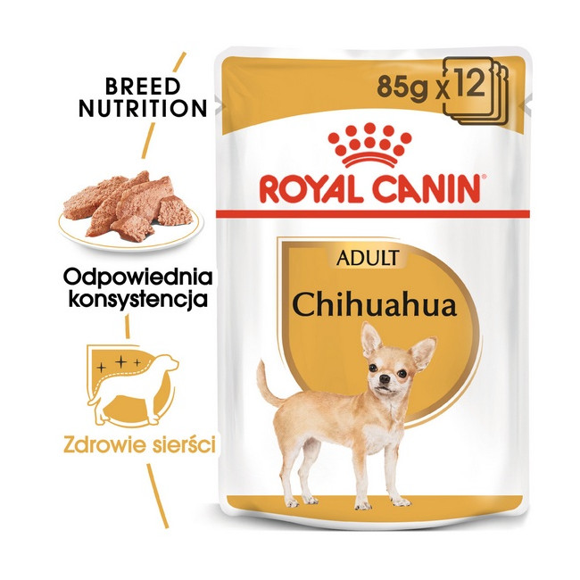 Royal Canin Chihuahua Adult karma mokra – pasztet, dla psów dorosłych rasy chihuahua saszetka 85g