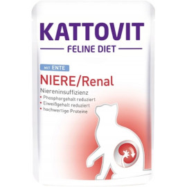 Kattovit Feline Diet Niere/Renal kaczka saszetka 85g
