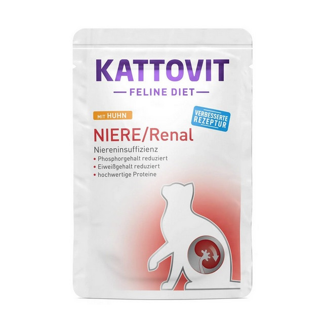 Kattovit Feline Diet Niere/Renal kurczak saszetka 85g