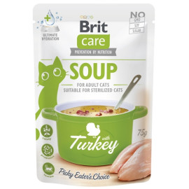 Brit Care Cat Soup Turkey saszetka 75g