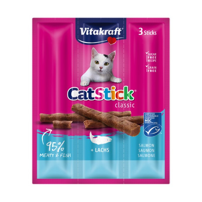 Vitakraft Cat Stick Classic Łosoś 18g [18201]