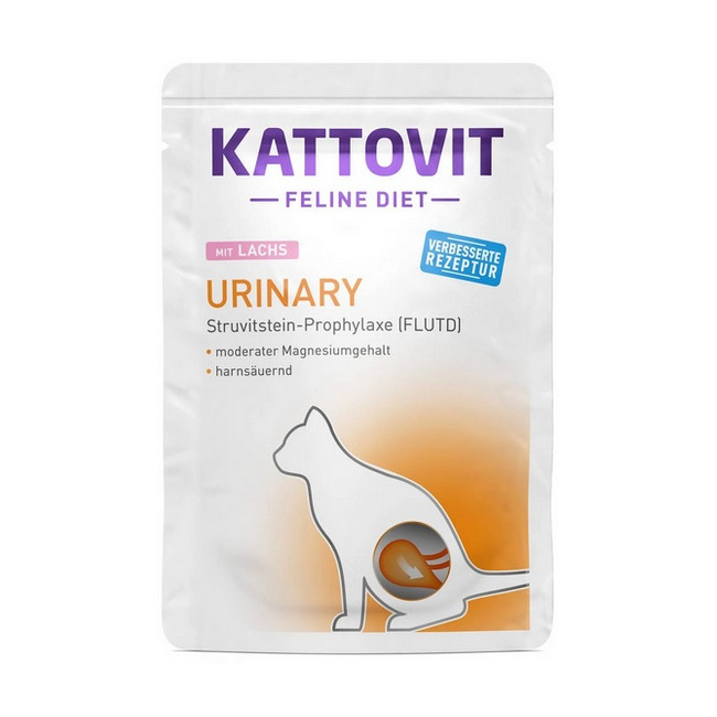 Kattovit Feline Diet Urinary łosoś saszetka 85g