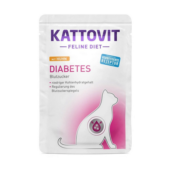 Kattovit Feline Diet Diabetes kurczak saszetka 85g