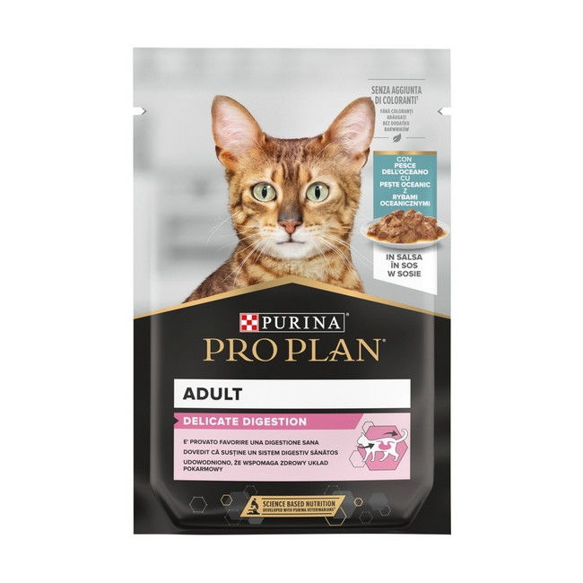 Purina Pro Plan Cat Delicate ryba oceaniczna saszetka 85g