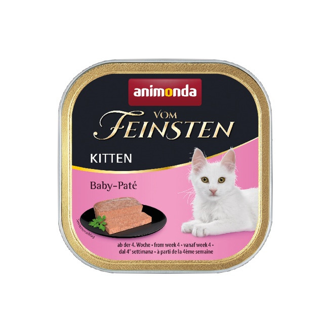 Animonda vom Feinsten Cat Kitten Baby Pate tacka 100g