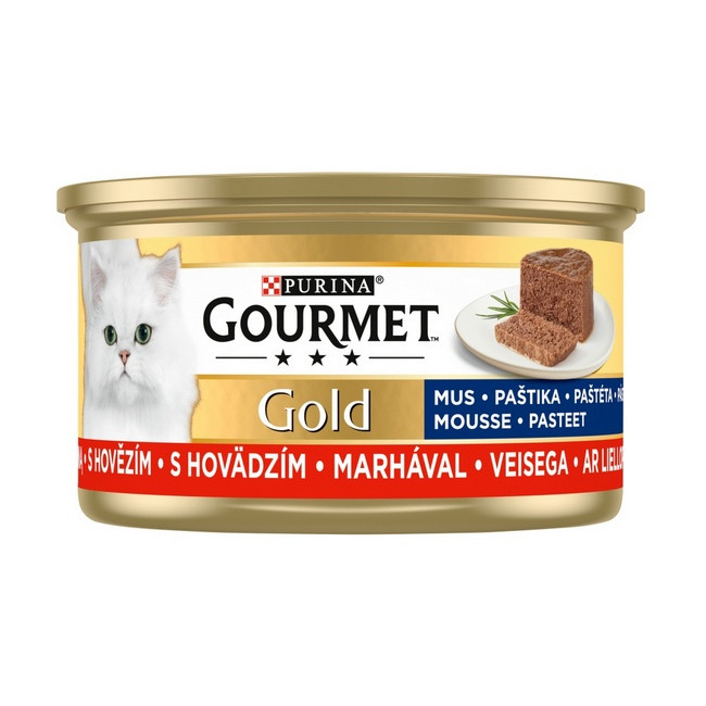 Gourmet Gold Mus z Wołowiną 85g