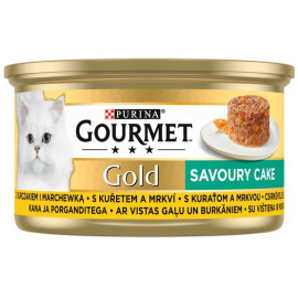 Gourmet Gold Savoury Cake z Kurczakiem i marchewką 85g