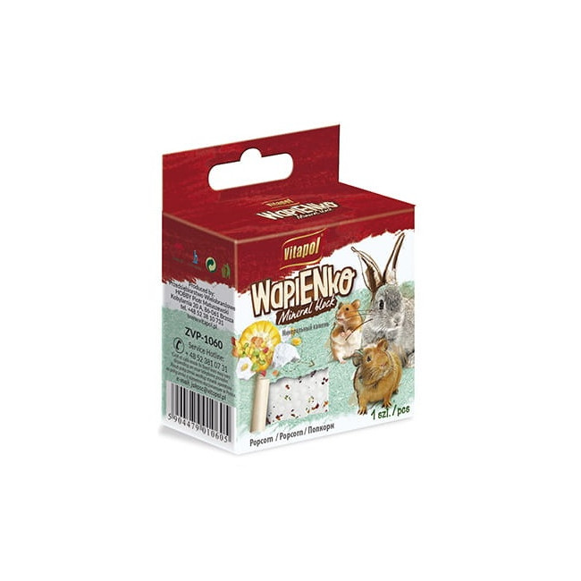 Vitapol Kostka Wapienna dla gryzoni popcorn [1060]