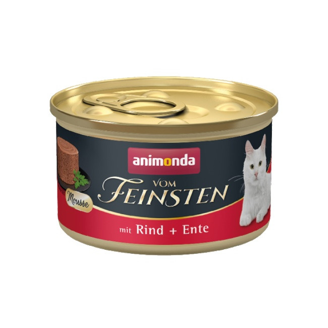 Animonda vom Feinsten Cat Adult Mus Wołowina + Kaczka puszka 85g