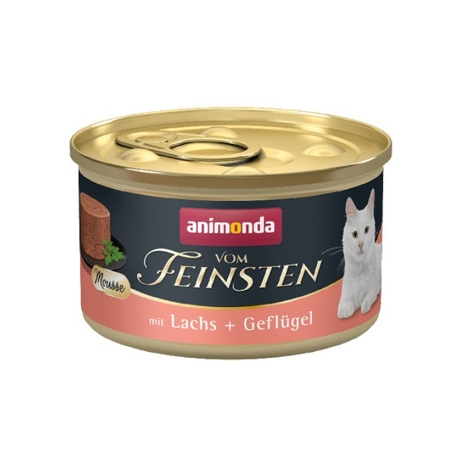 Animonda vom Feinsten Cat Adult Mus Łosoś + Drób puszka 85g