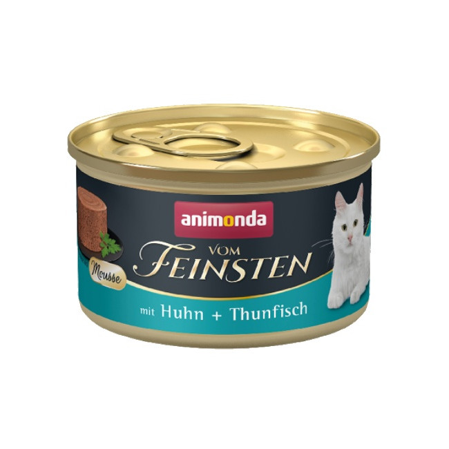 Animonda vom Feinsten Cat Adult Mus Kurczak + Tuńczyk puszka 85g
