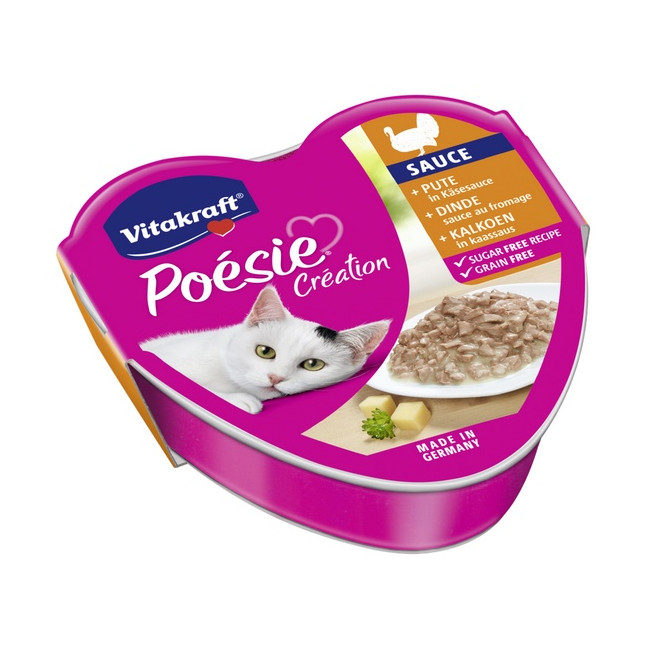 Vitakraft Poesie sos indyk z serem tacka 85g