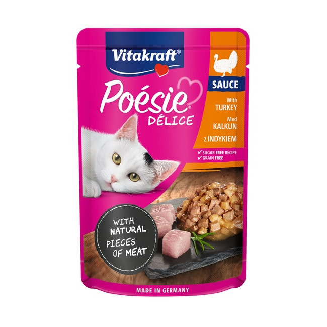 Vitakraft Poesie Deli Sauce indyk saszetka 85g