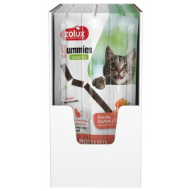 Zolux Yummies Miękki przysmak dla kota - Pałeczki Łosoś & Pstrąg 3x5g