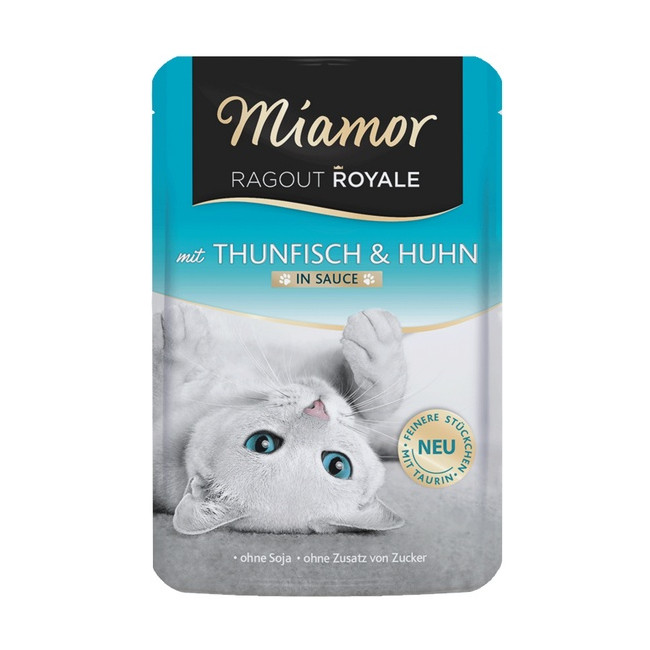 Miamor Ragout Royale z Tuńczykiem i Kurczakiem w sosie saszetka 100g