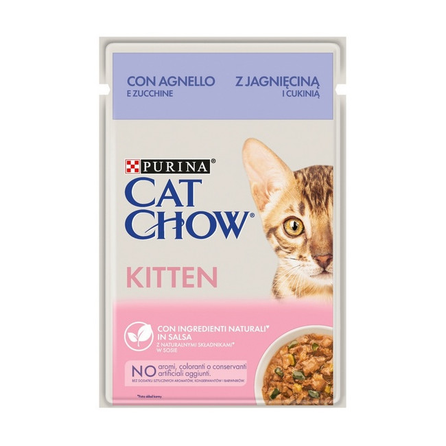Purina Cat Chow Kitten Jagnięcina saszetka 85g
