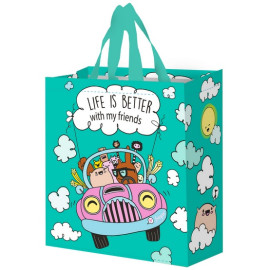 Torba Wesoły Samochodzik 14L turkusowy