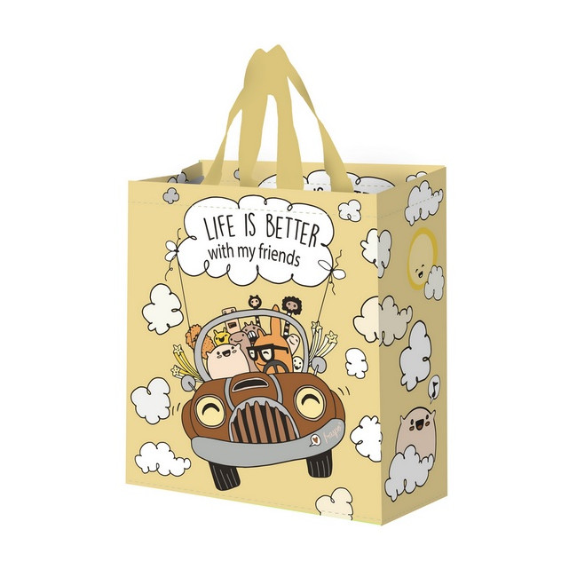 Torba Wesoły Samochodzik 14L kremowy