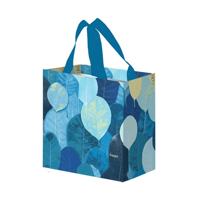 Torba Mini Kolorowe Listki 10L niebieskie