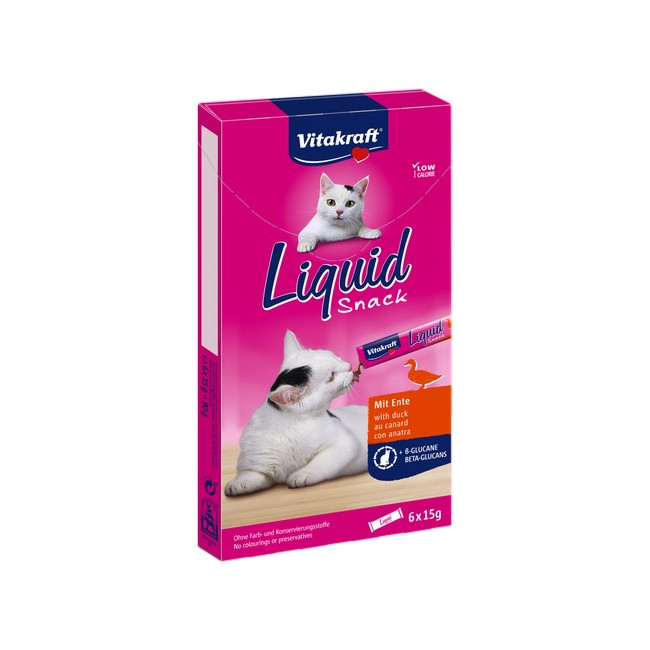Vitakraft Cat Liquid-Snack z Kaczką 6x15g [23520]