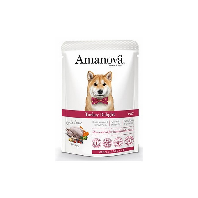 Amanova Dog Adult Turkey Delight - indyk saszetka 100g [P07]