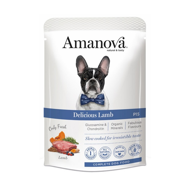 Amanova Dog Adult Delicious Lamb - jagnięcina saszetka 100g [P15]