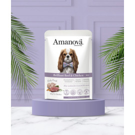 Amanova Dog Adult Brilliant Beef & Chicken - wołowina i kurczak saszetka 100g [P01]