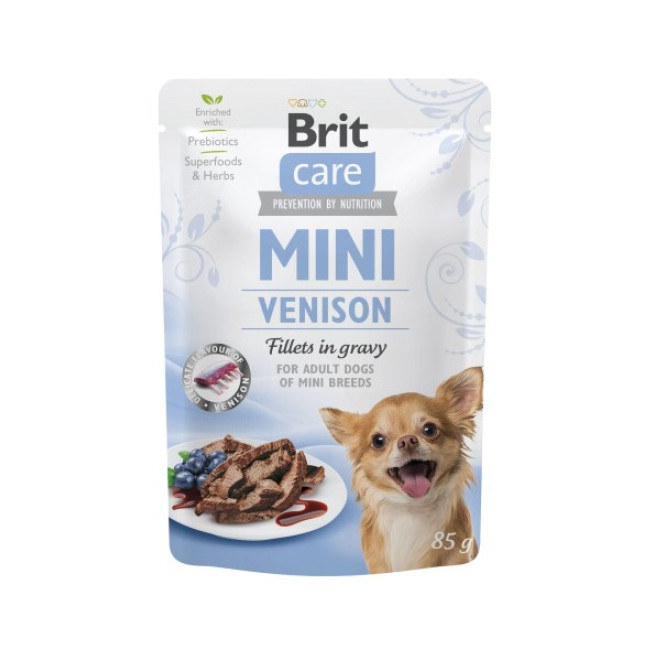 Brit Care Dog Mini Venison saszetka 85g