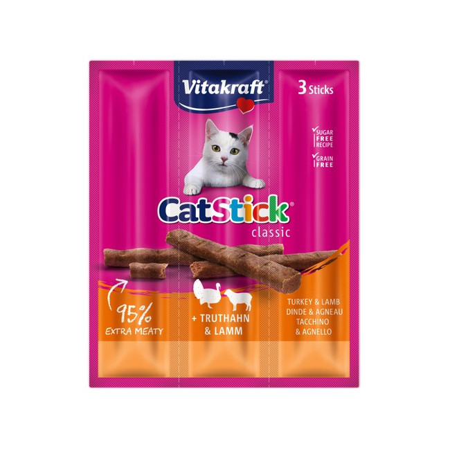 Vitakraft Cat Stick Classic Indyk i Jagnięcina 18g [18202]