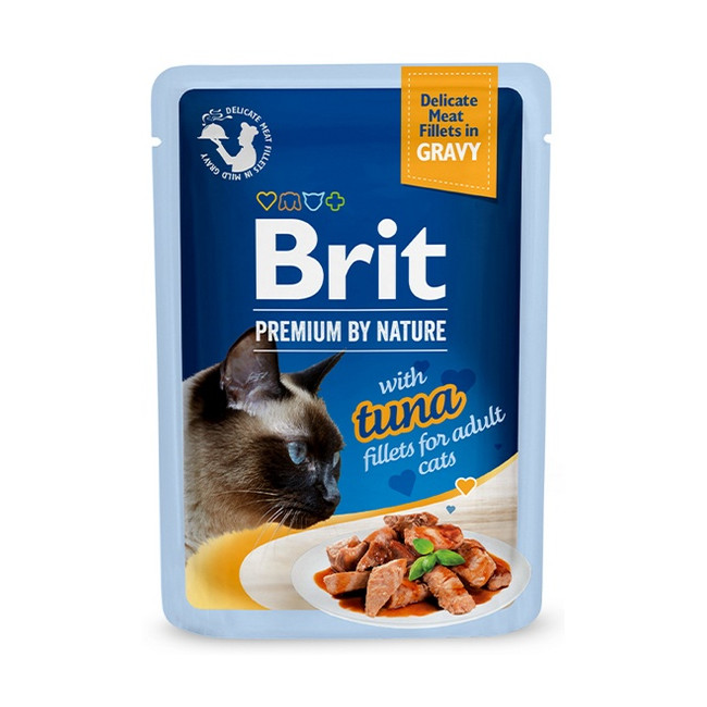 Brit Premium Cat Fillets with Tuna sos saszetka 85g