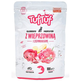 TUF TUF Wieprzowina z ziemniakami dla psa saszetka 100g