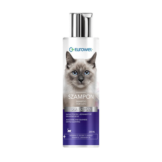 Eurowet Szampon dla  kotów 200ml