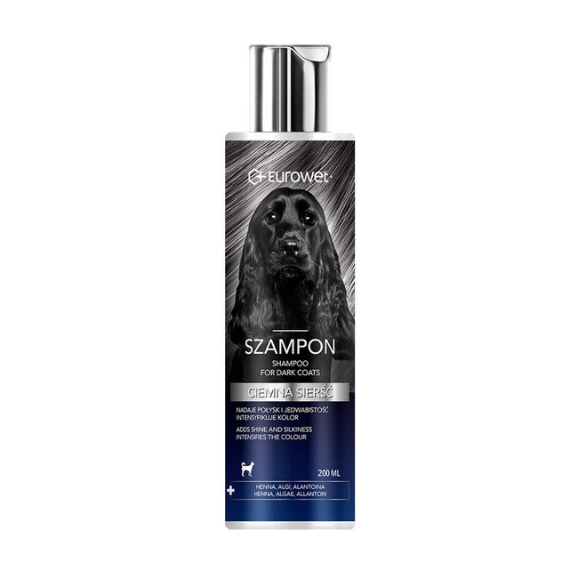 Eurowet Szampon do ciemnej sierści 200ml