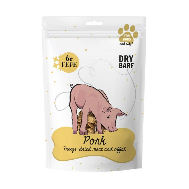 Paka Zwierzaka Lio PEPE Przysmak Pork (Polędwiczka wieprzowa) 60g