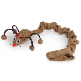 Camon Cat Toy Poliestrowa mysz z kocimiętką i długim sznurem 50cm