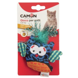 Camon Cat Toy Ptaszek z dzwonkiem i kocimiętką 10cm