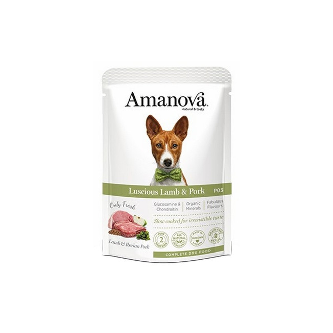 Amanova Dog Adult Luscious Lamb & Pork - jagnięcina i wieprzowina saszetka 100g [P05]
