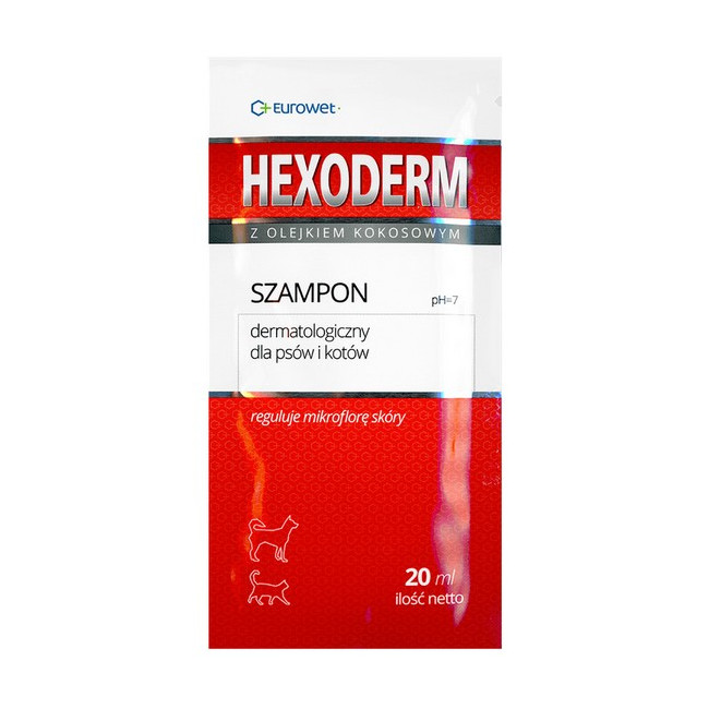 Hexoderm - szampon dermatologiczny saszetka 20ml - 1 sztuka