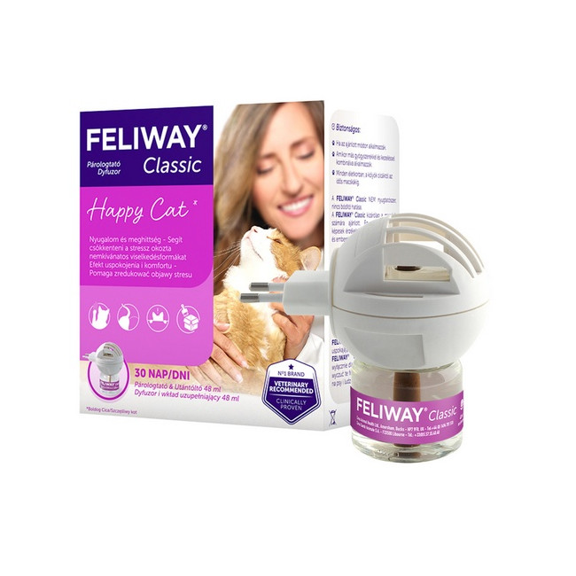 Feliway Classic - kocie feromony Zestaw Startowy (Dyfuzor+wkład)